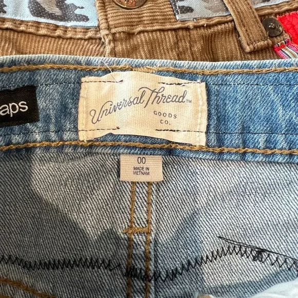 Harley Denim Patchwork Skirt with Bandana Accents - Picture 6 of 6